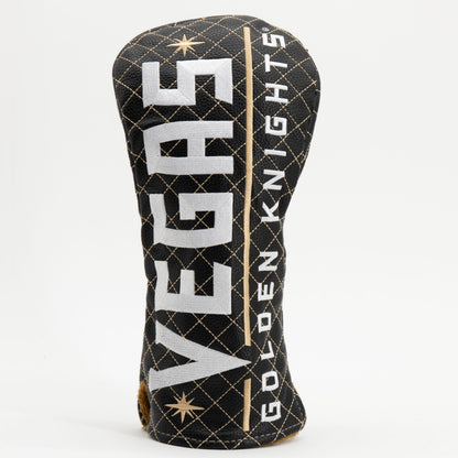 Vegas Golden Knights solid driver quilted golf headcover