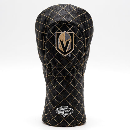 Vegas Golden Knights Solid Fairway quilted headcover, back view