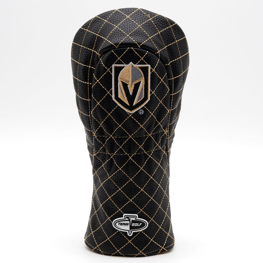 Vegas Golden Knights solid quilted fairway cover, back view