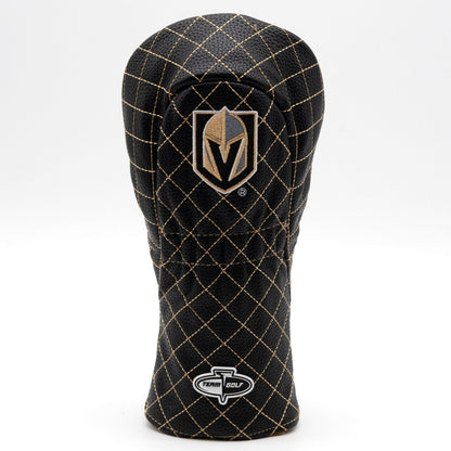 Vegas Golden Knights solid fairway quilted golf headcover alternate view