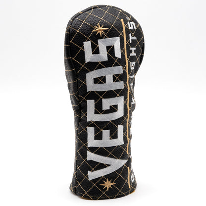 Vegas Golden Knights solid fairway quilted golf headcover alternate view