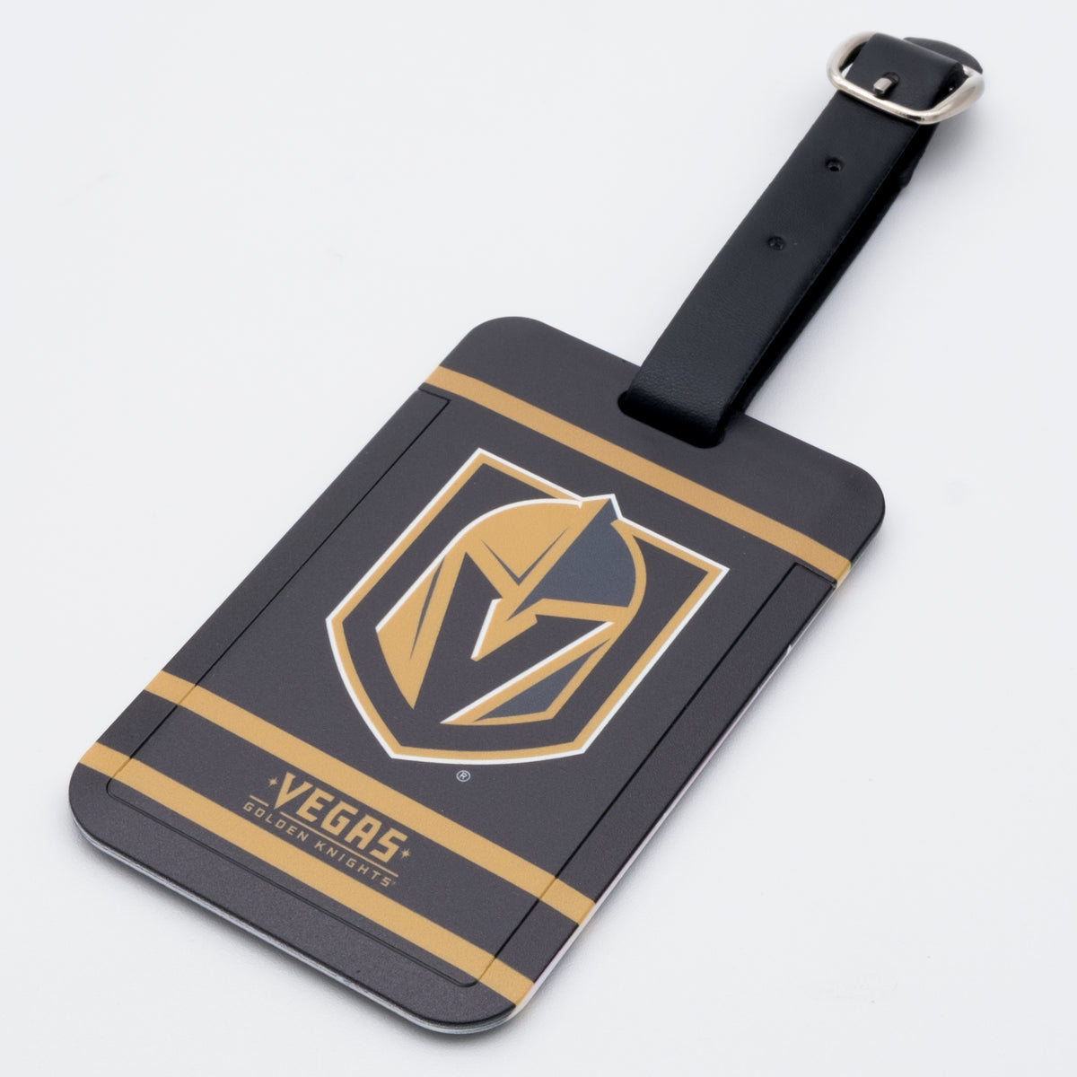 Vegas Golden Knights plastic golf bag tag by Team Golf, product photo 1