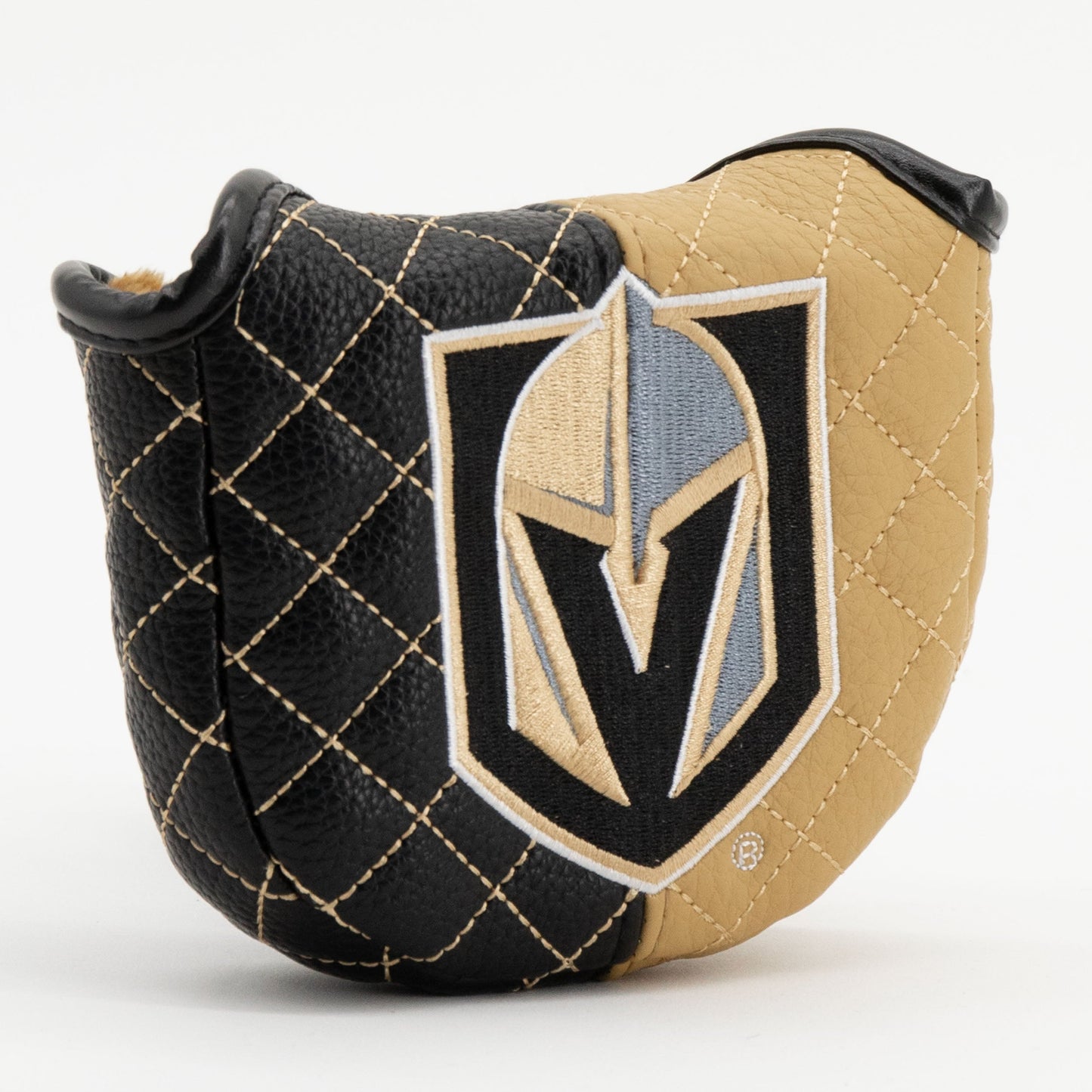 Vegas Golden Knights split mallet putter quilted golf headcover alternate view