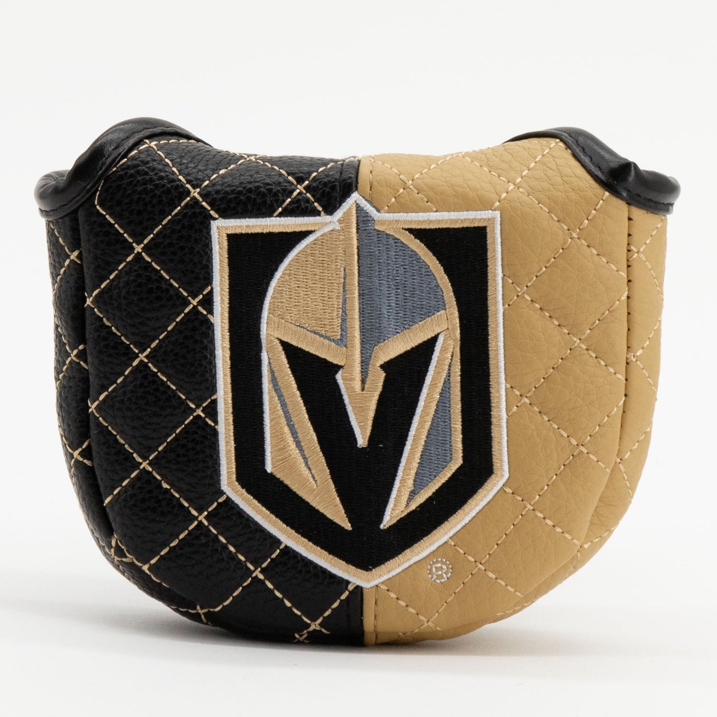 Vegas Golden Knights split mallet putter quilted golf headcover