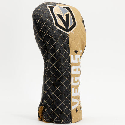 Vegas Golden Knights Split Driver quilted headcover, angled view