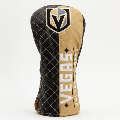 Vegas Golden Knights split driver quilted golf headcover