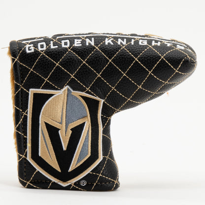 Vegas Golden Knights split blade putter quilted golf headcover