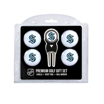 Seattle Kraken 4-Ball-Golf-Geschenkset