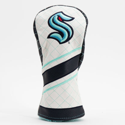 Seattle Kraken stripe fairway quilted golf headcover