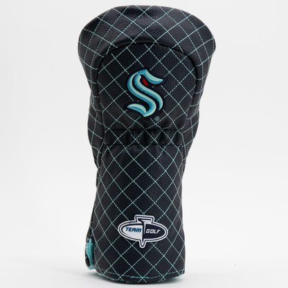 Seattle Kraken Solid Driver quilted headcover, back view