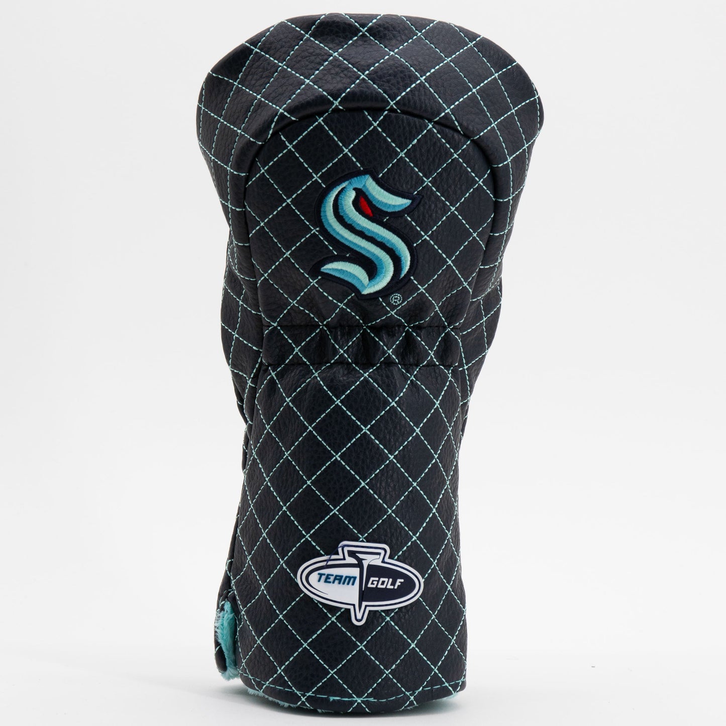 Seattle Kraken solid driver quilted golf headcover alternate view