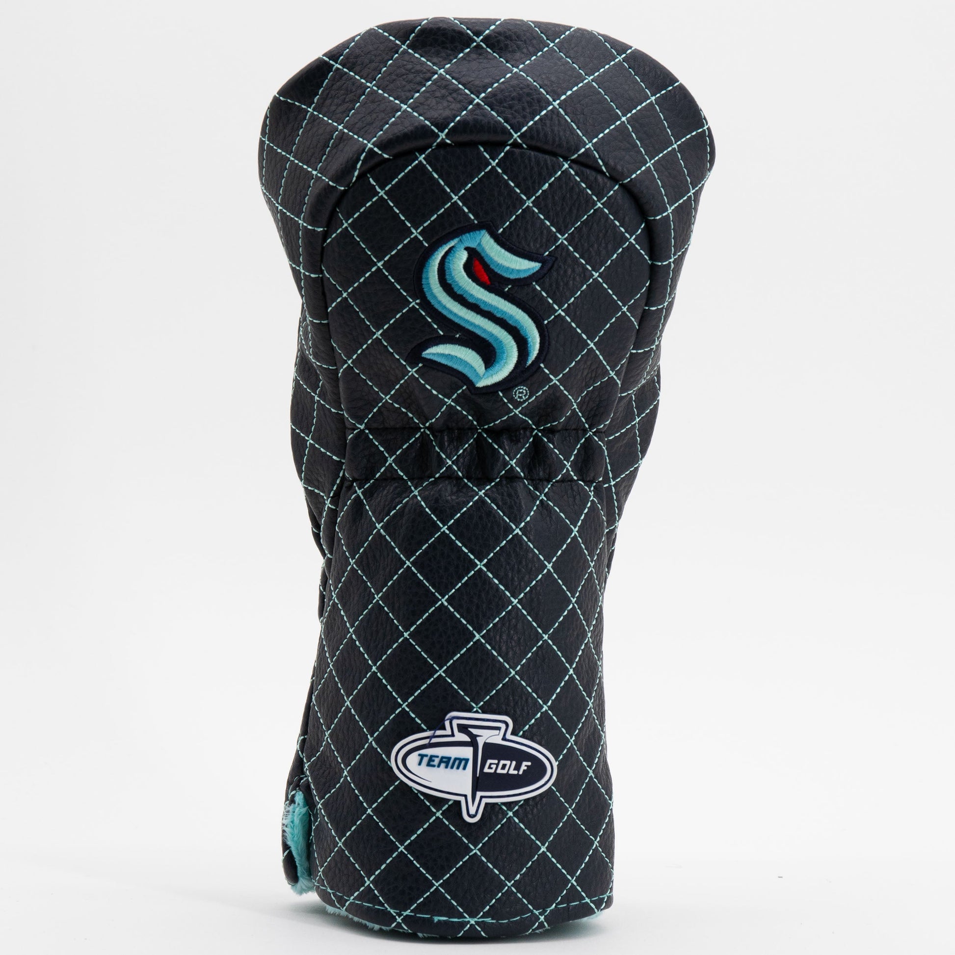 Seattle Kraken solid driver quilted golf headcover alternate view