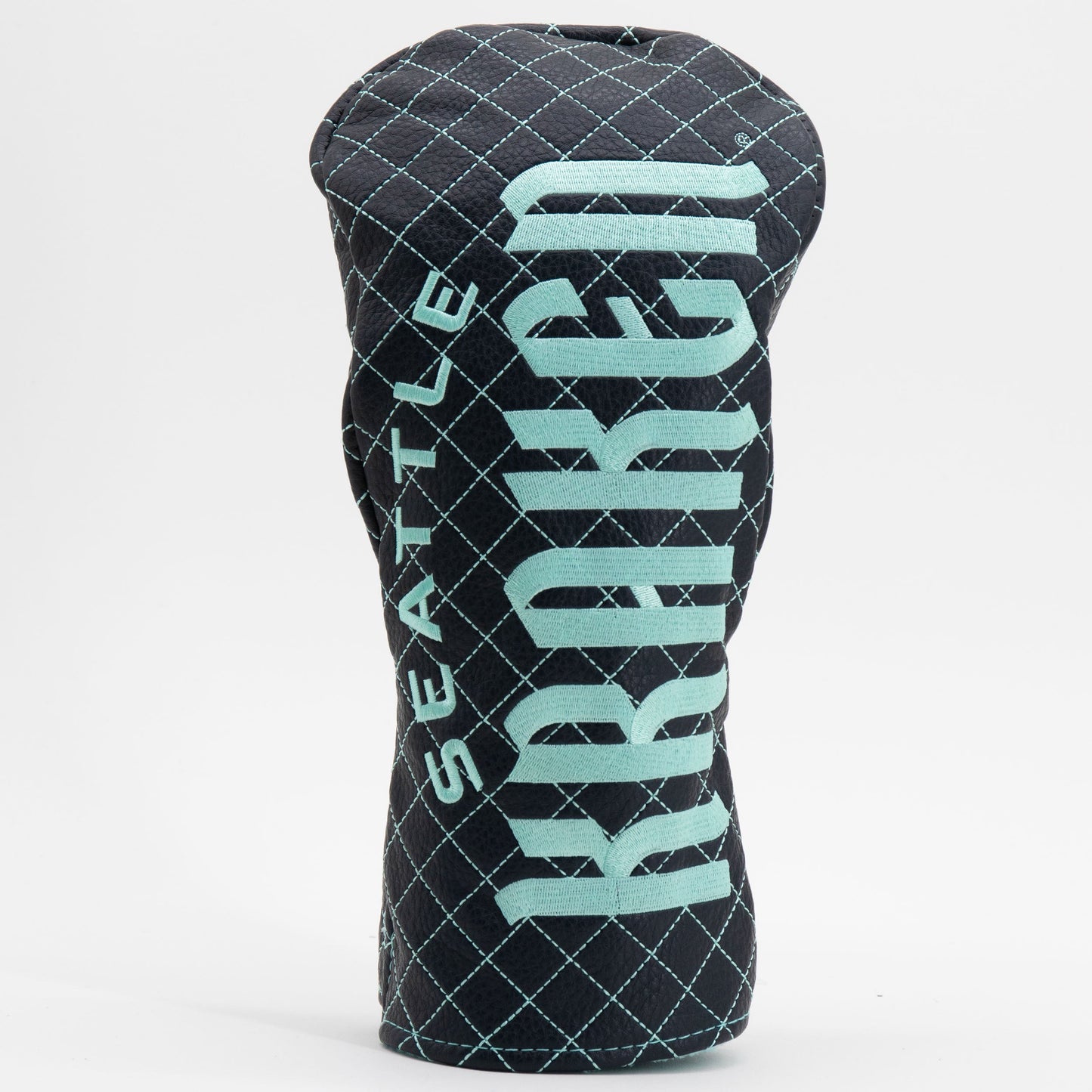 Seattle Kraken solid driver quilted golf headcover