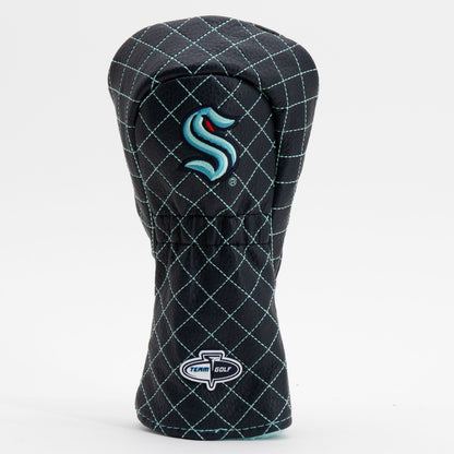 Seattle Kraken solid fairway quilted golf headcover alternate view