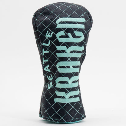 Seattle Kraken solid fairway quilted golf headcover