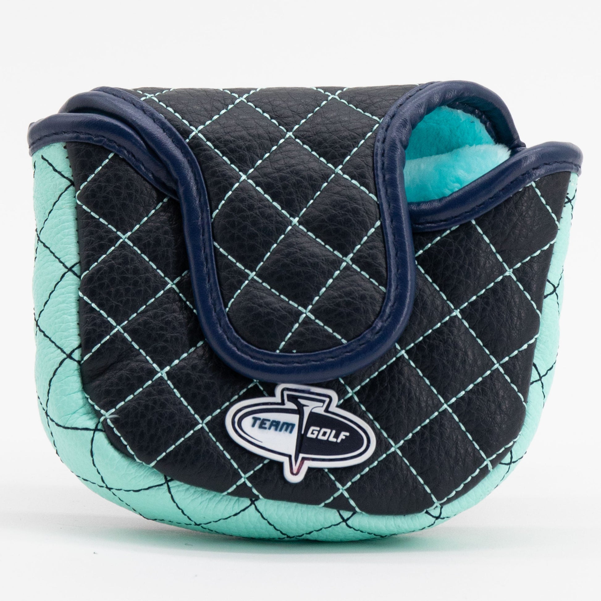 Seattle Kraken solid mallet putter quilted golf headcover alternate view