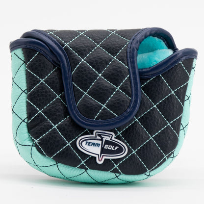 Seattle Kraken solid mallet putter quilted golf headcover alternate view
