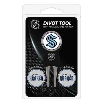 Seattle Kraken Pitchgabel + 3 Ballmarker