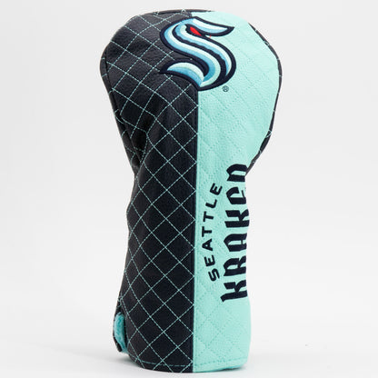 Seattle Kraken split driver quilted golf headcover