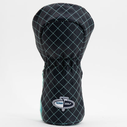 Seattle Kraken split driver quilted golf headcover alternate view