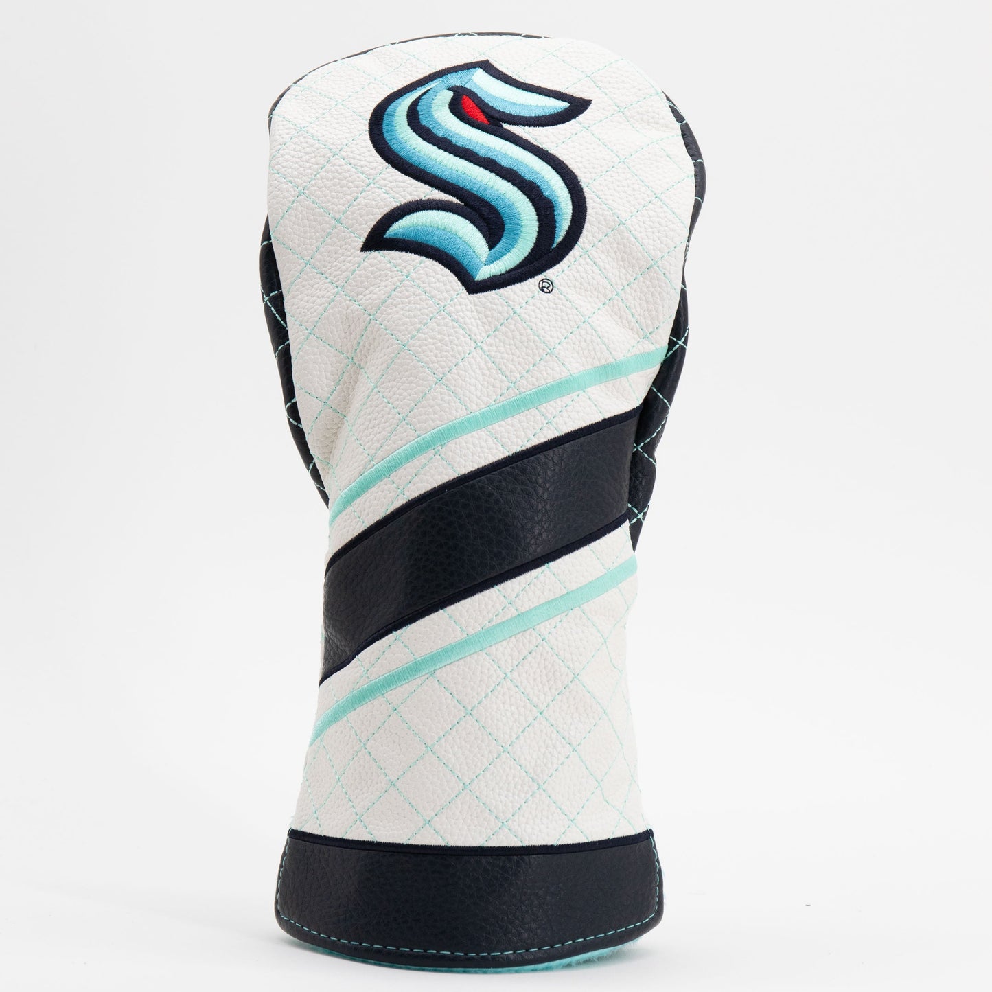 Seattle Kraken stripe driver quilted golf headcover