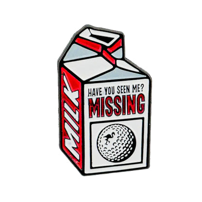 Milk Carton "Missing Ball" Ball Marker