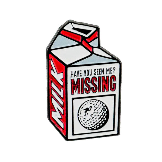 Milk Carton "Missing Ball" Ball Marker