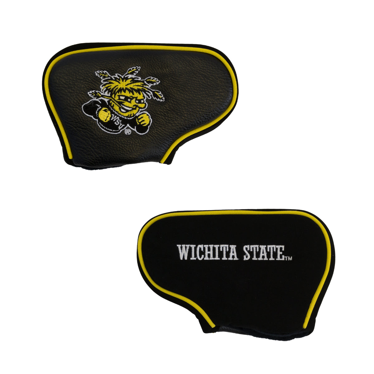 Wichita State Shockers vintage blade putter embroidered golf headcover