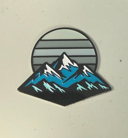 Mountain Moonrise Ball Marker