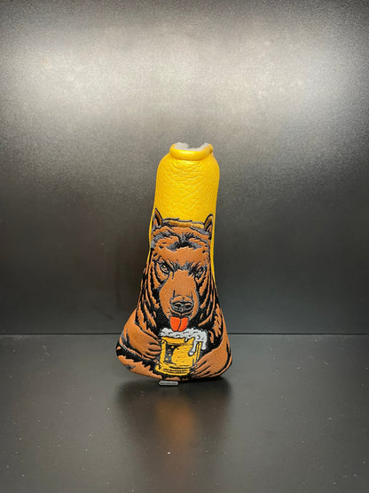 Barrel Drinking Skeleton Magnetic Headcover