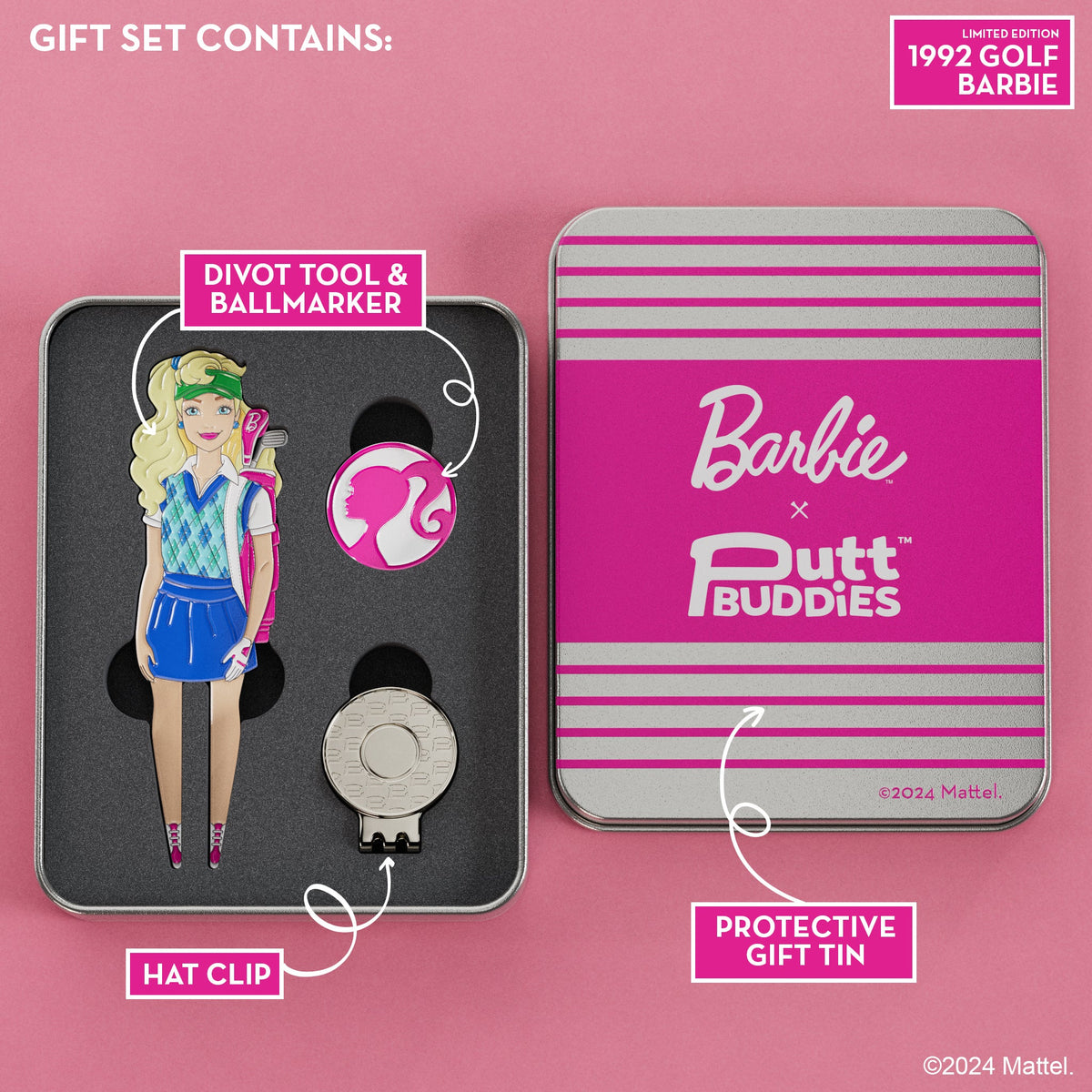 LTD EDITION: 1992 Golfing Barbie Divot Tool with Ball Marker