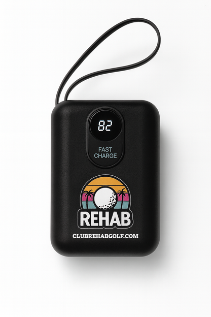 Club Rehab 22.5W / 20W Super Fast Charging Power Bank – Golf Edition