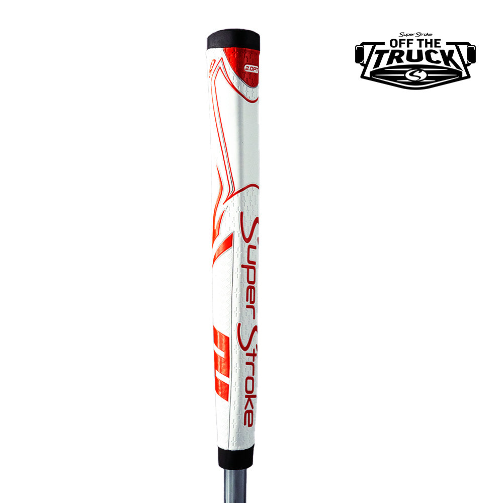 SuperStroke Zenergy 2.0 PT Putter Grip - White/Red