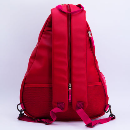 Alabama Crimson Tide PU leather backpack by Team Golf, view 2