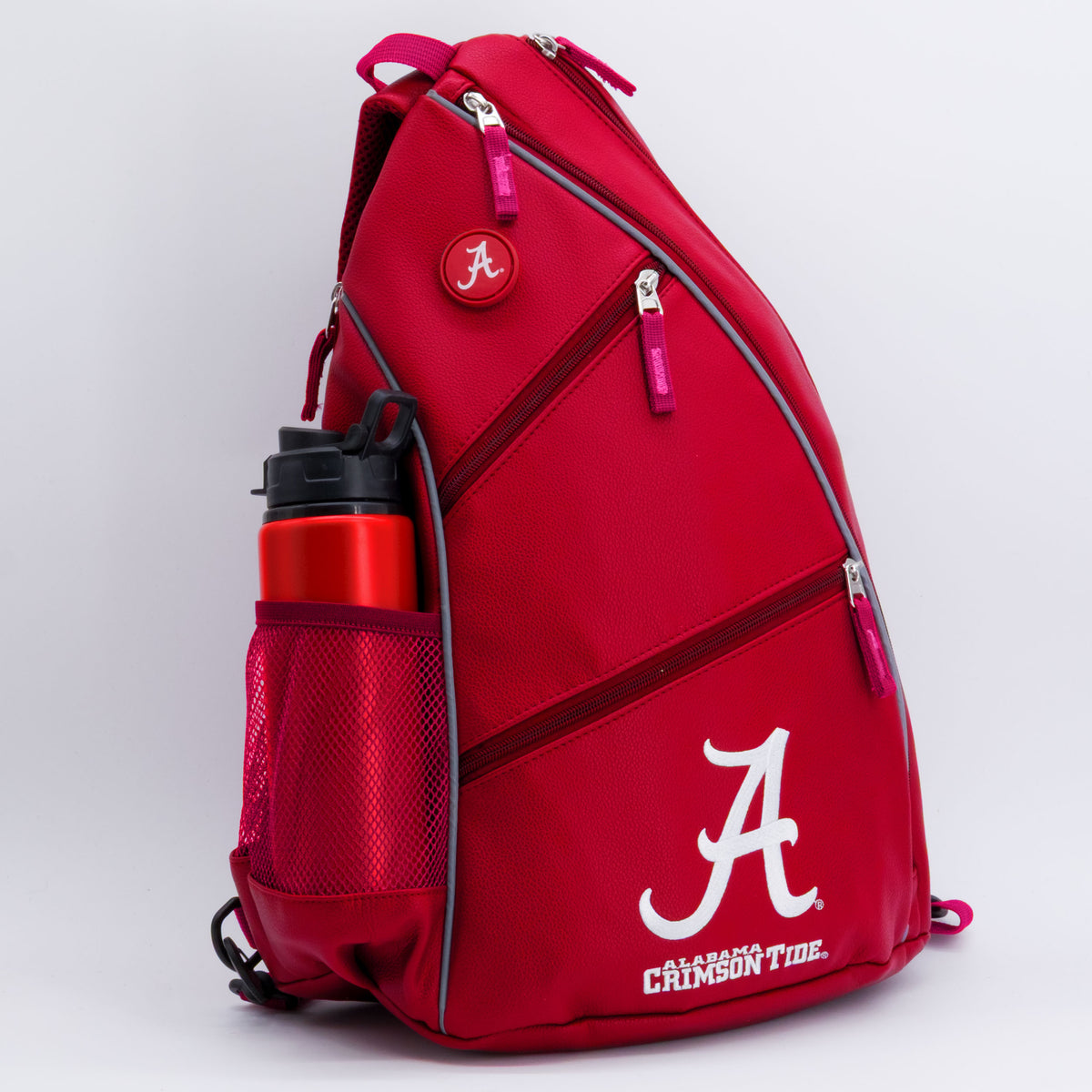 Alabama Crimson Tide PU leather backpack by Team Golf, view 3