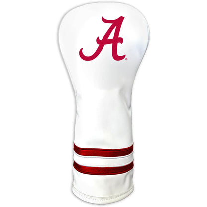 Alabama Crimson Tide Vintage White Printed Fairway Headcover - golf headcover product images
