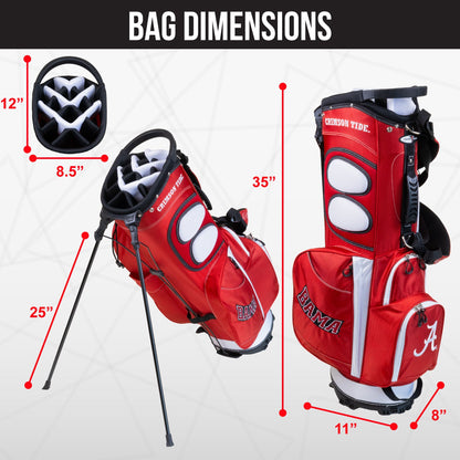 Alabama Crimson Tide Fairway Stand Bag - Image 4 - Club Rehab