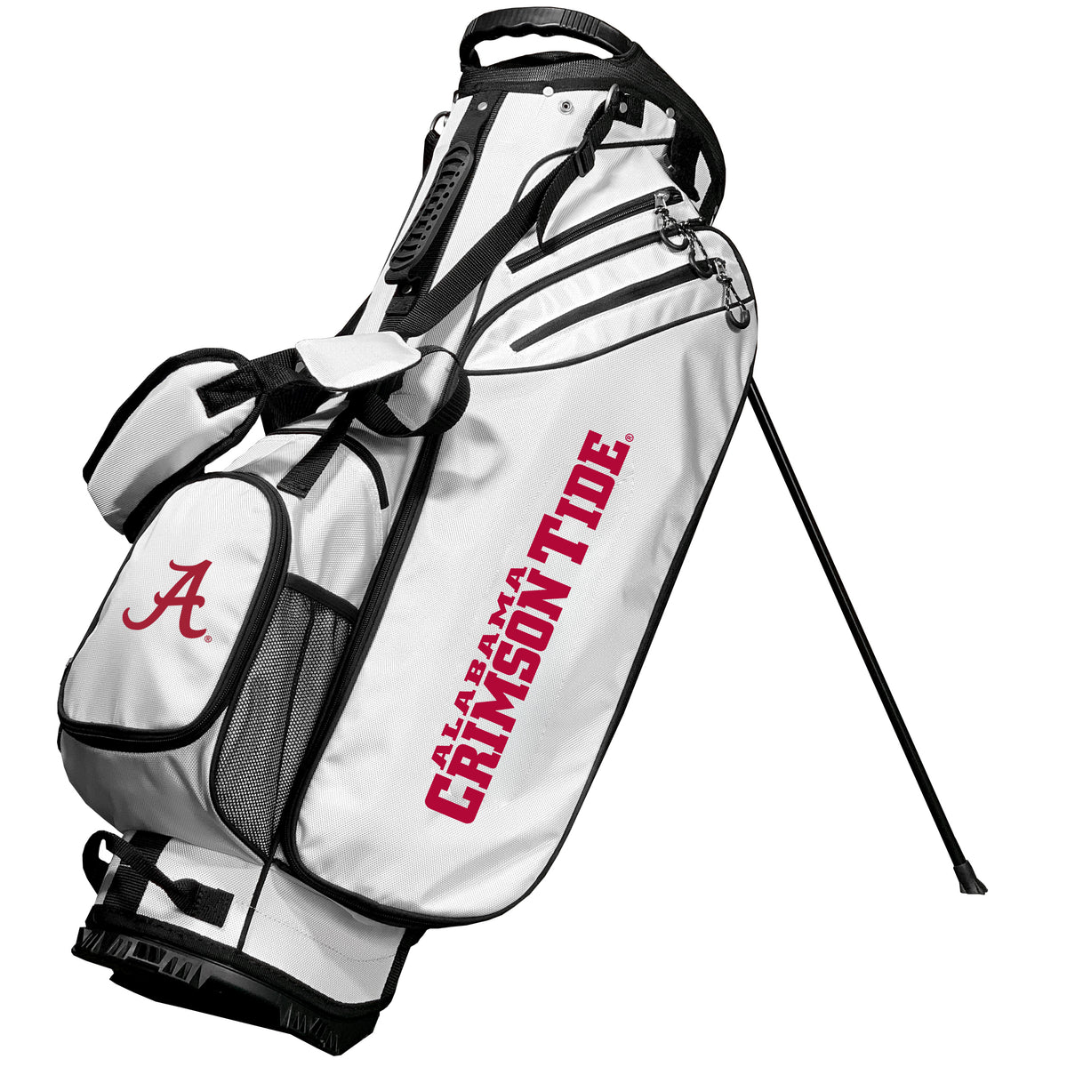 Alabama Crimson Tide Birdie stand golf bag, White color
