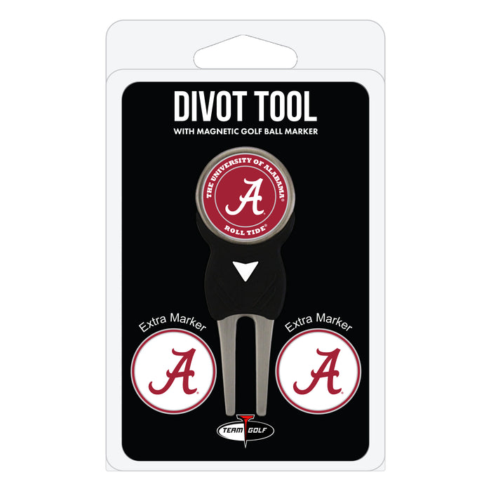 Alabama Crimson Tide divot repair tool and three ball markers
