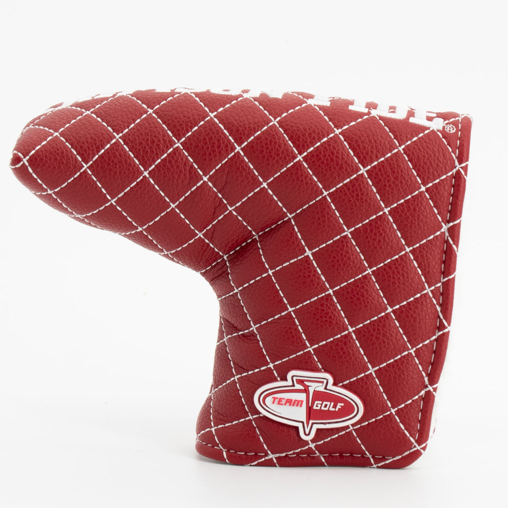 Alabama Crimson Tide Solid Quilted Blade Putter Cover, back view