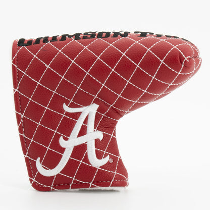 Alabama Crimson Tide Split Quilted Blade Putter Cover, front view