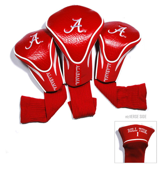Alabama Crimson Tide 3 Pack Contour Sock Headcovers - Club Rehab