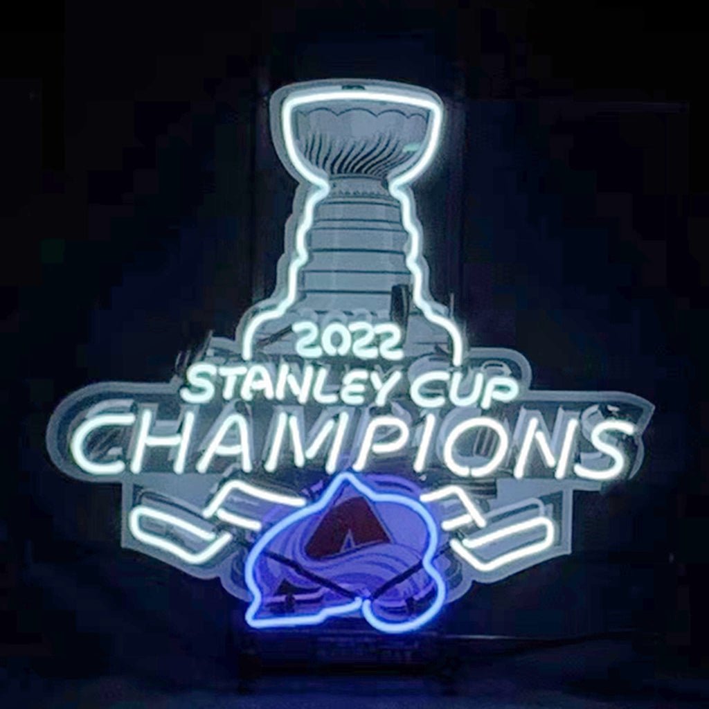 2022 Stanley Cup Champions Colorado Avalanche Neon Signs Light - Club Rehab