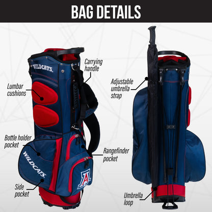 Arizona Wildcats Fairway Stand Bag - Image 2 - Club Rehab