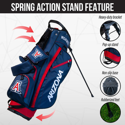 Arizona Wildcats Fairway Stand Bag - Image 5 - Club Rehab