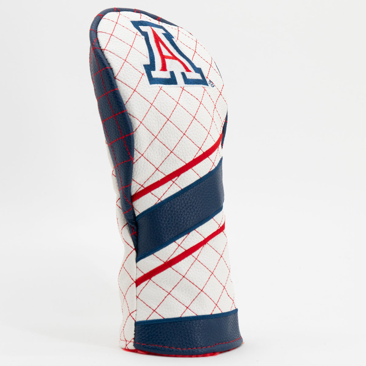 Arizona Wildcats Striped Quilted Fairway Headcover, angled view