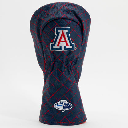 Arizona Wildcats Solid Quilted Fairway Headcover, back view