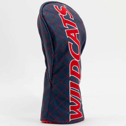 Arizona Wildcats Solid Quilted Fairway Headcover, angled view