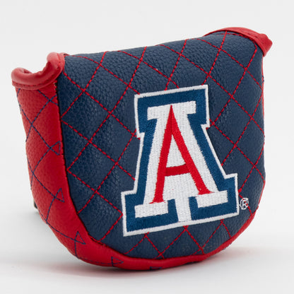 Arizona Wildcats Solid Quilted Mallet Putter Cover, angled view