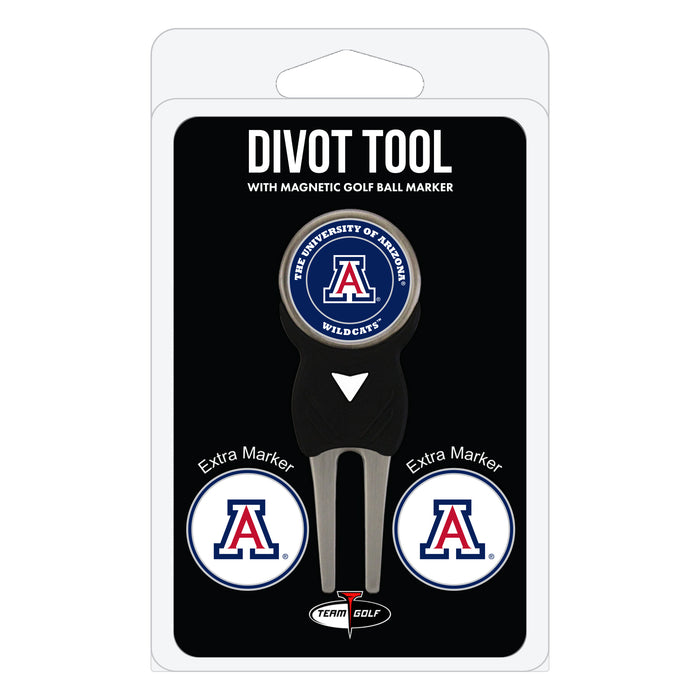 Arizona Wildcats divot repair tool and three ball markers